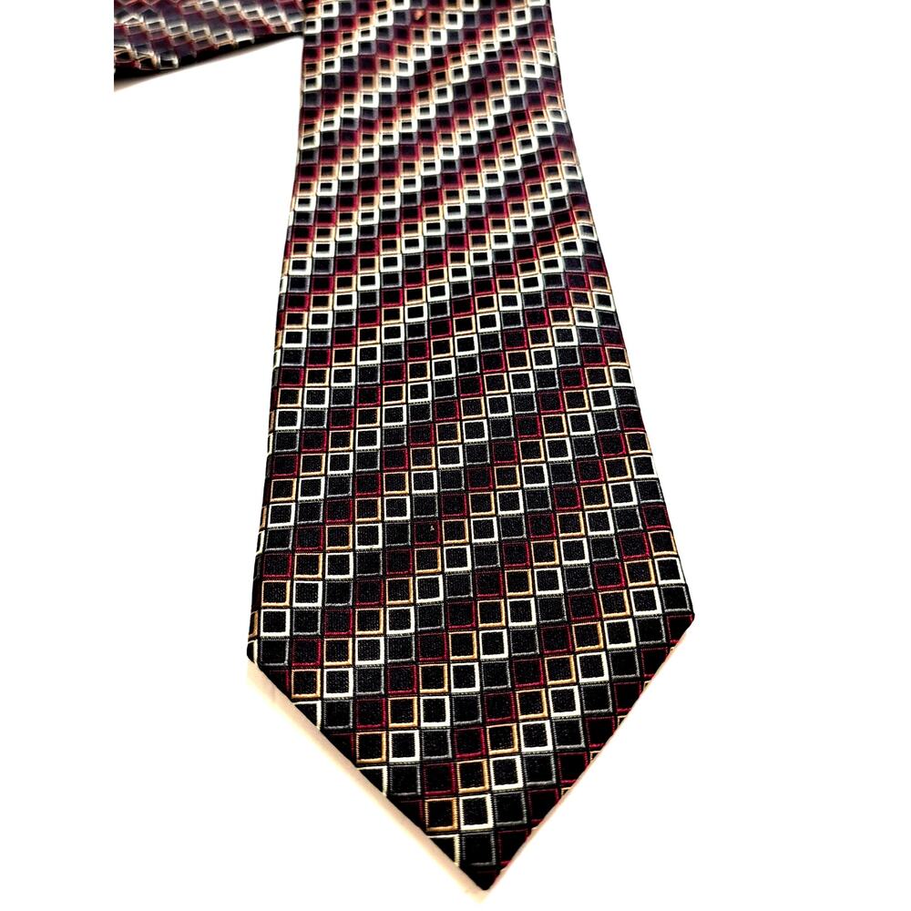 Roberto Villini Couture‎ Mens Necktie Handmade 100% Silk 57.5" X 4"